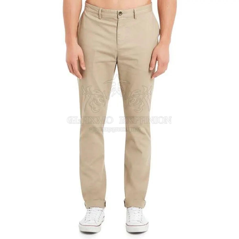 Wholesale Chino Pants Custom 2022 Casual Design High Waist Chino Pants