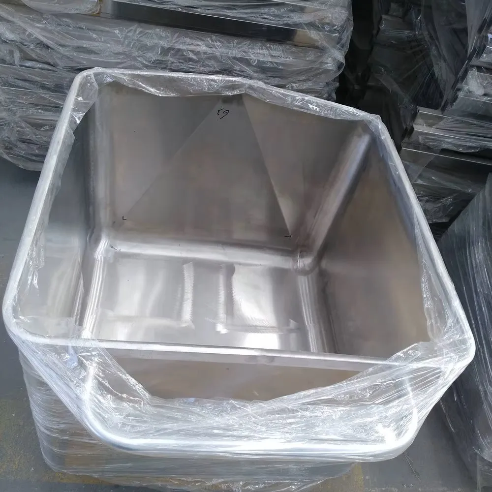 Hygienic and durable stainless steel meat transport truck for slaughterhouses and industrial food production