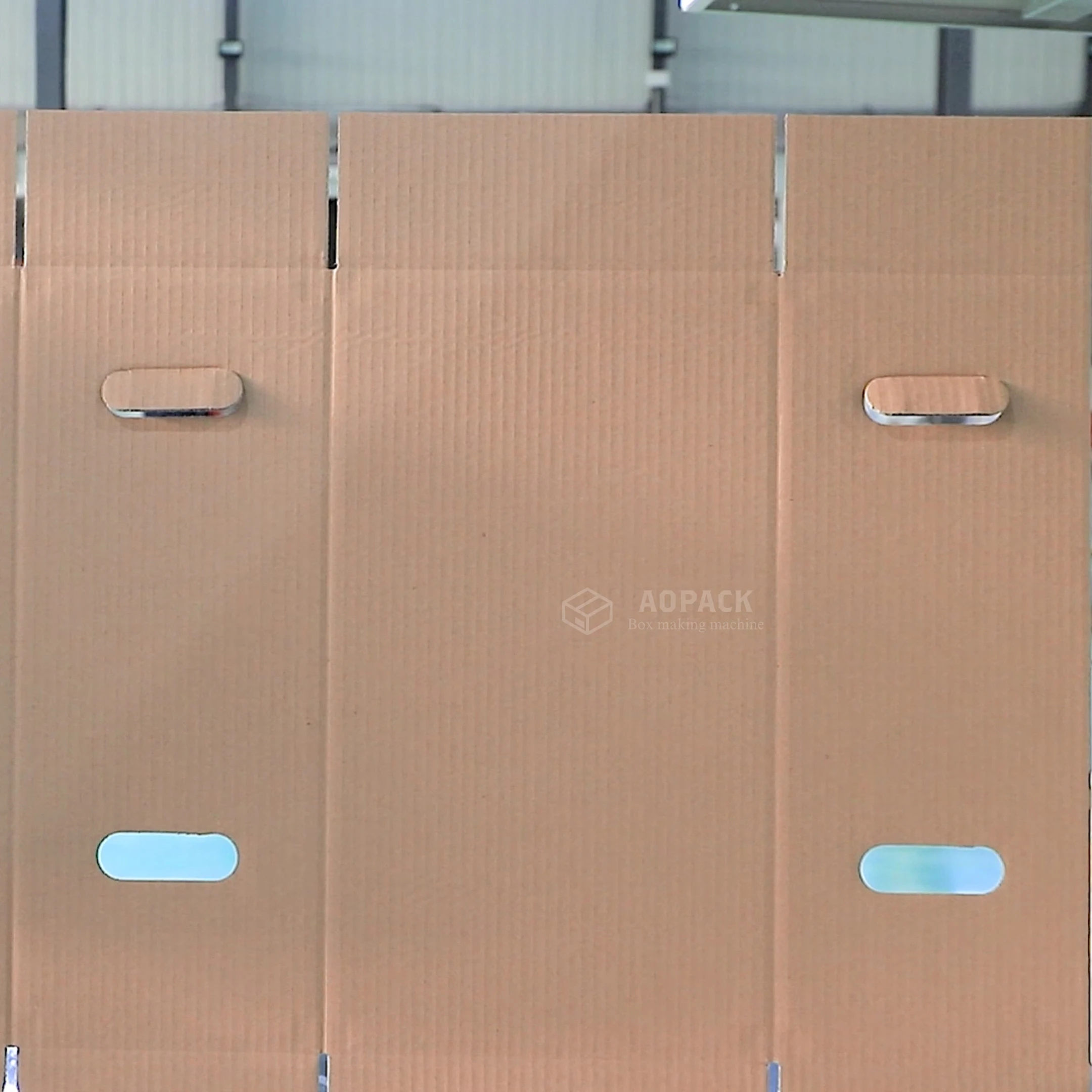 Машина для резки и склеивания коробок Aopack полностью автоматическая машина изготовления из гофрированного