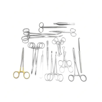 Veterinary Feline Spay Surgical Kit 18 Pcs Instruments Veterinary ...