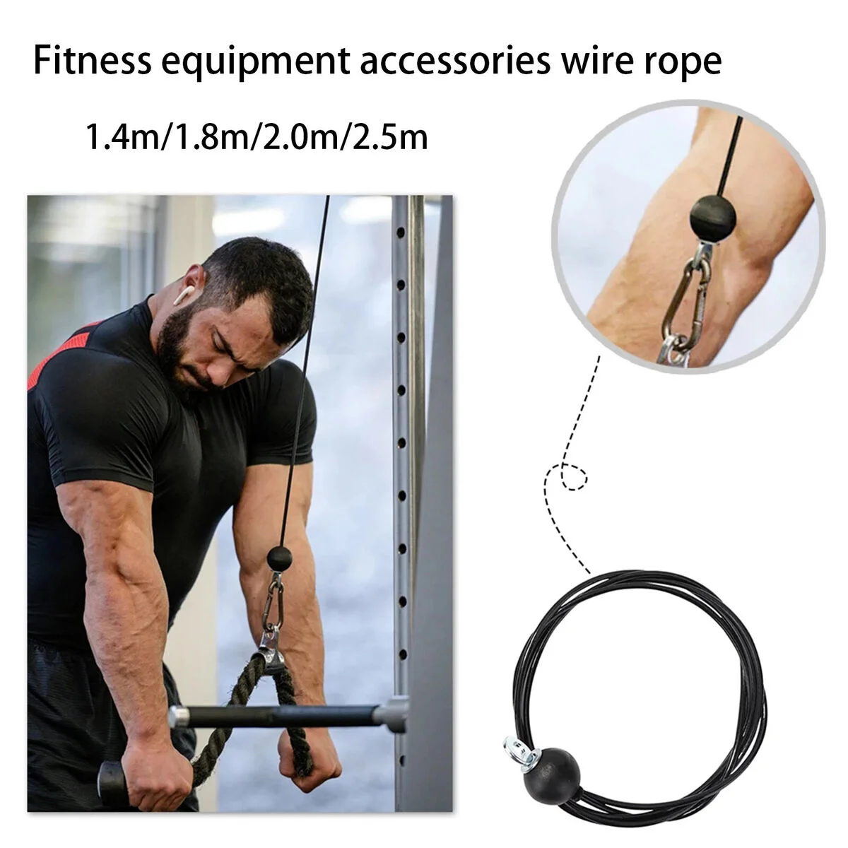 Steel Cable Coated Gym Wire Rope For Fitness Equipment Buy Gym Wire Rope,304 Stainless Steel