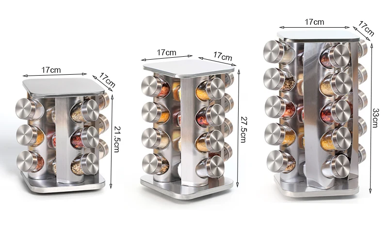 Wholesale Cabinet Organizer - 360 Degree Rotating Spice Rack
