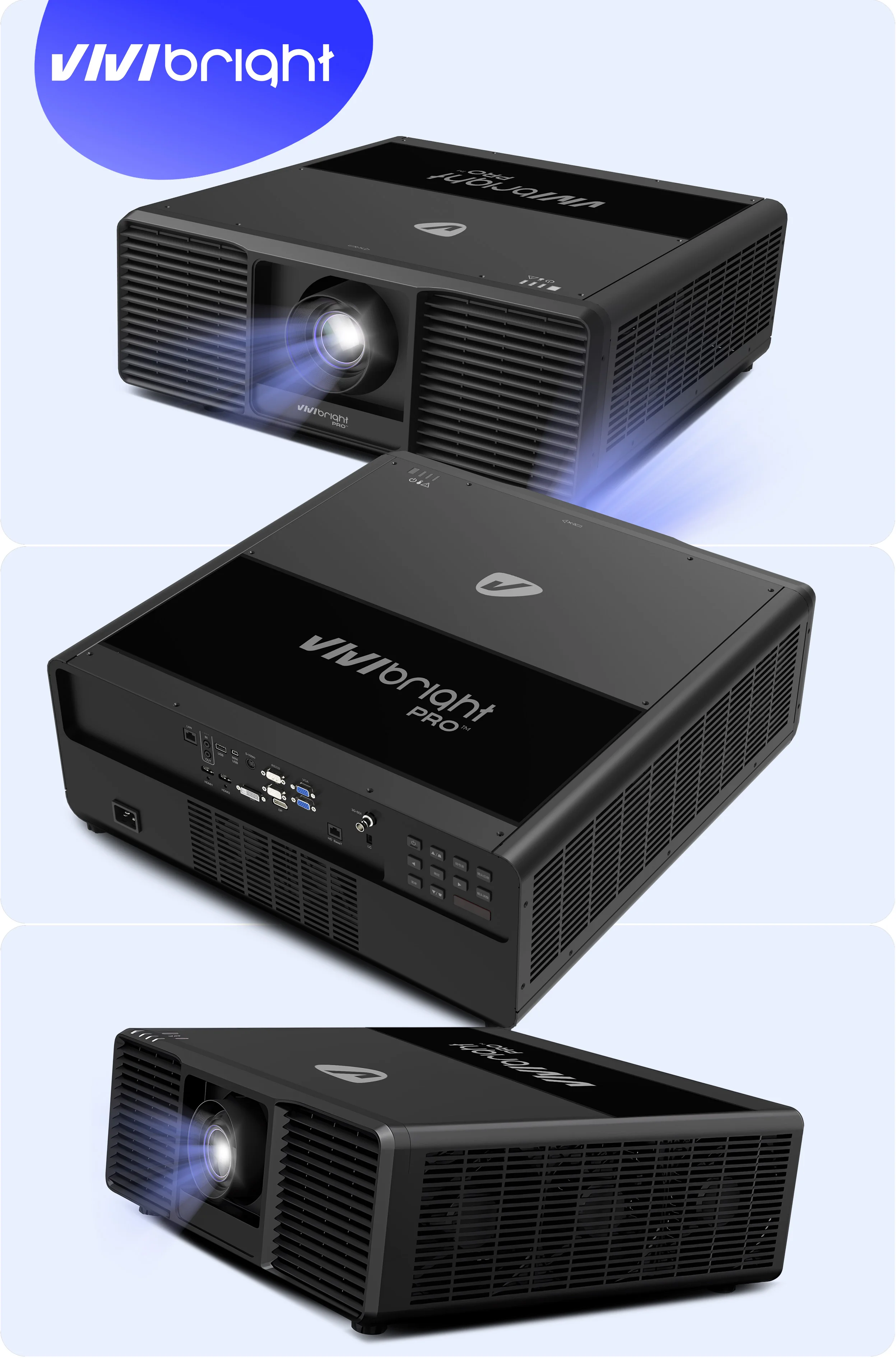 Alibaba Projector Vivibright KD5000 15,800 ANSI Laser Projector, Interchangeable Lens ...
