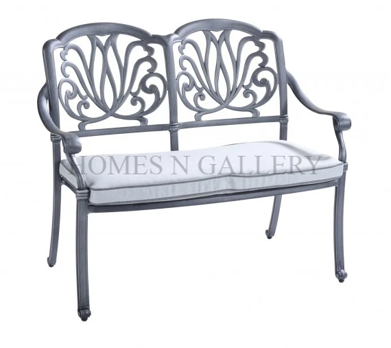 Factory Wholesale Price Cast Aluminium Patio Outdoor Garden Furniture Bench at Wholesale Price From Indian Manufacturers