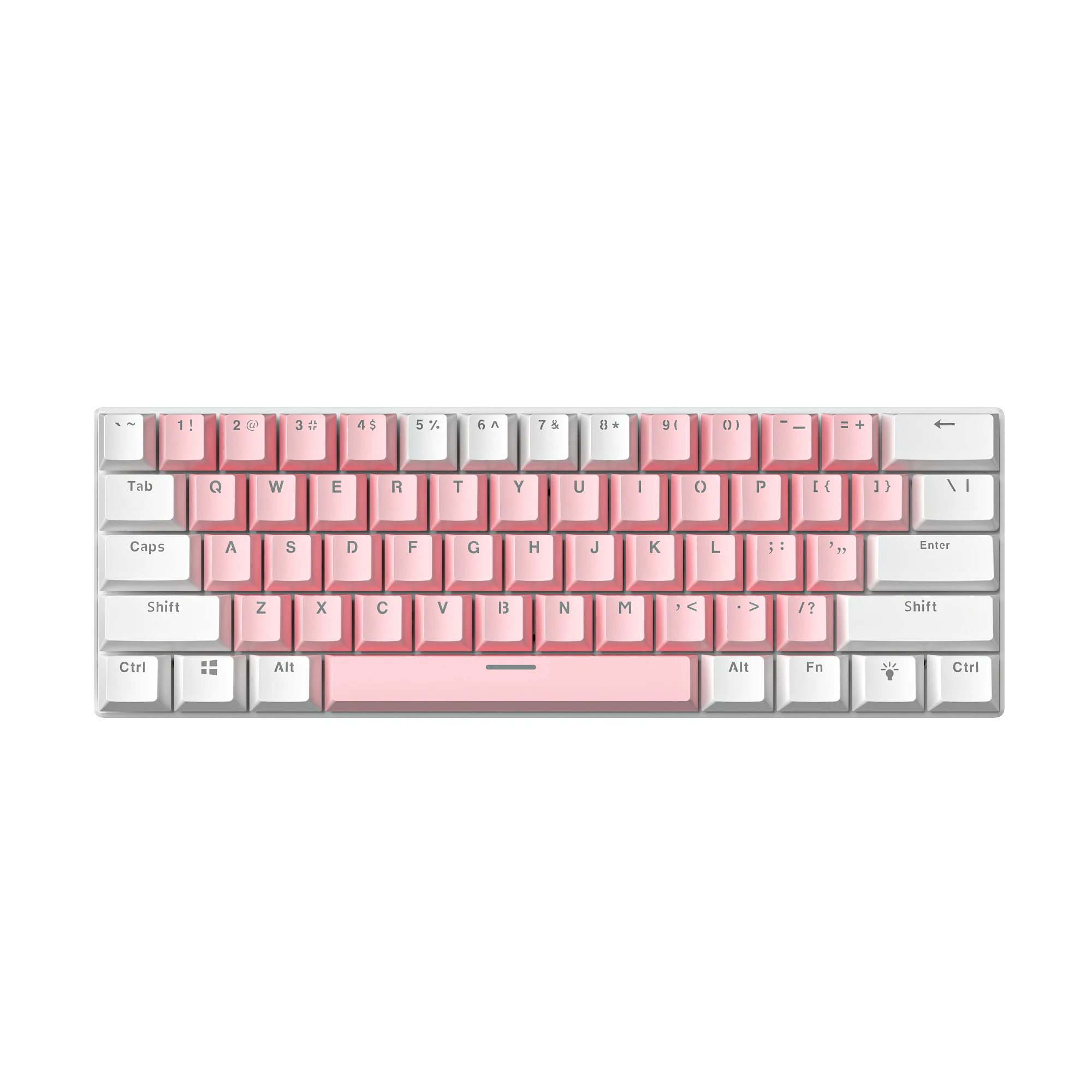 OEM Blue Switch Wired Type C Hot Swappable RGB Backlit Color Lighting for Computer DIY Trading Mechanical Gaming Keyboard