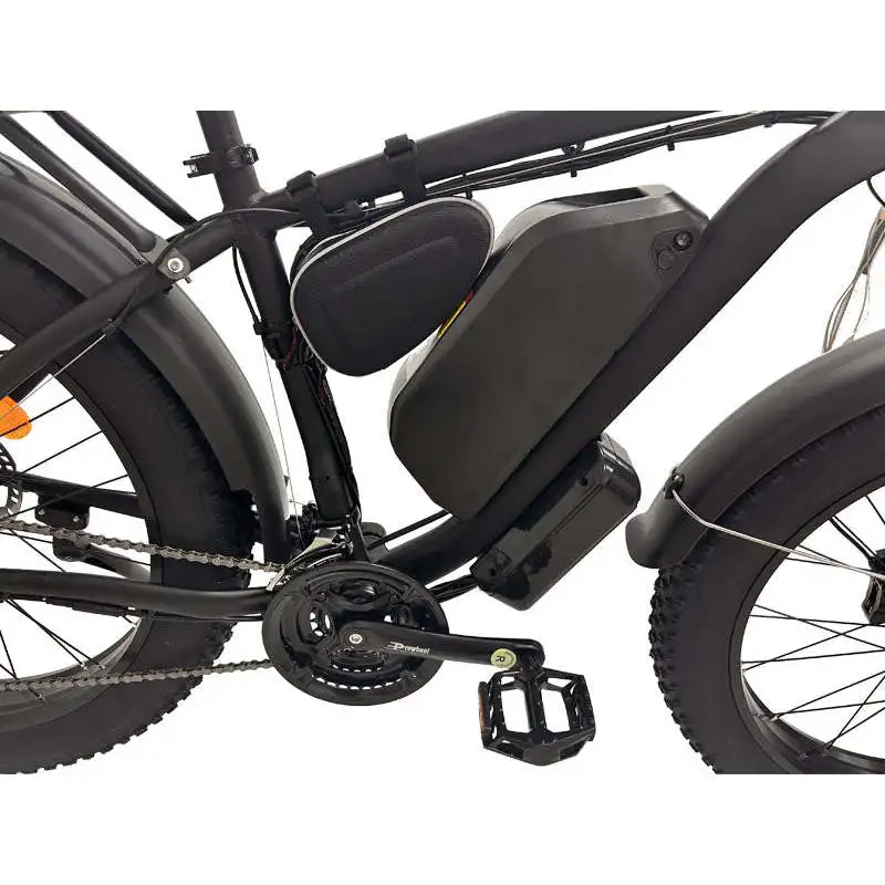 (USA Stock & Ship from China) SMLRO XDC600 Plus Dual Motors Electric Bike  Hydralic Disc Brake All Black