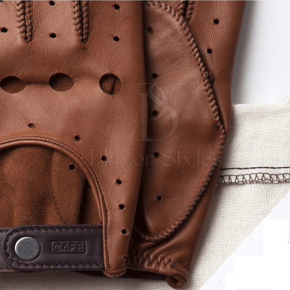 2023 High Quality Lightweight Leather Driving Gloves Durable Waterproof