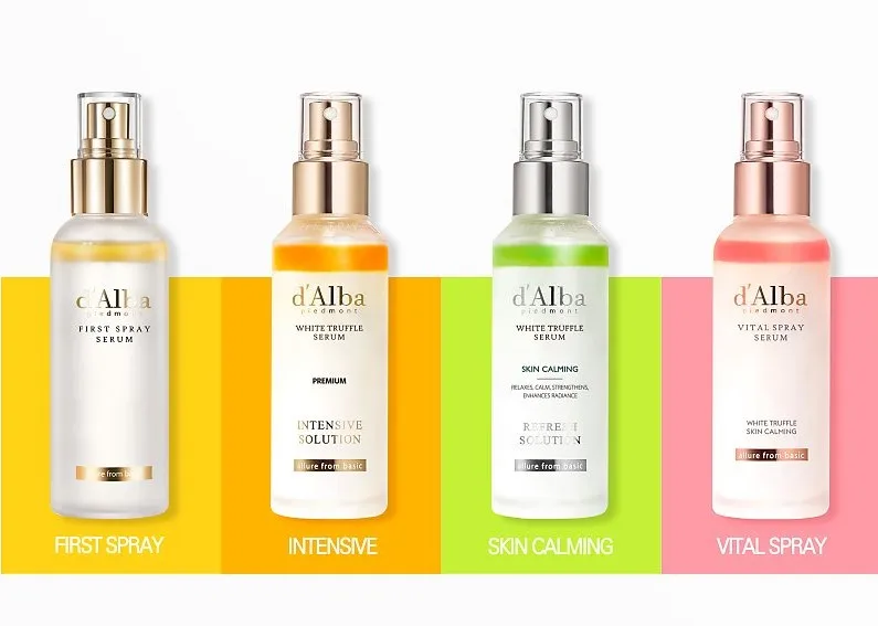 Facial Mist D'alba White Truffle First Spray Serum Korean Cosmetics