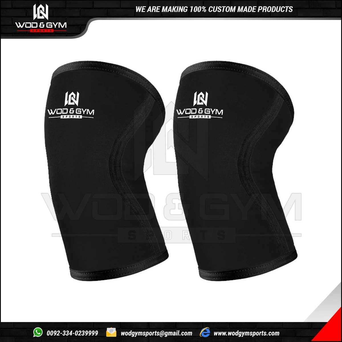 Professional Neoprene Gym Squat Powerlifting Weightlifting Compression