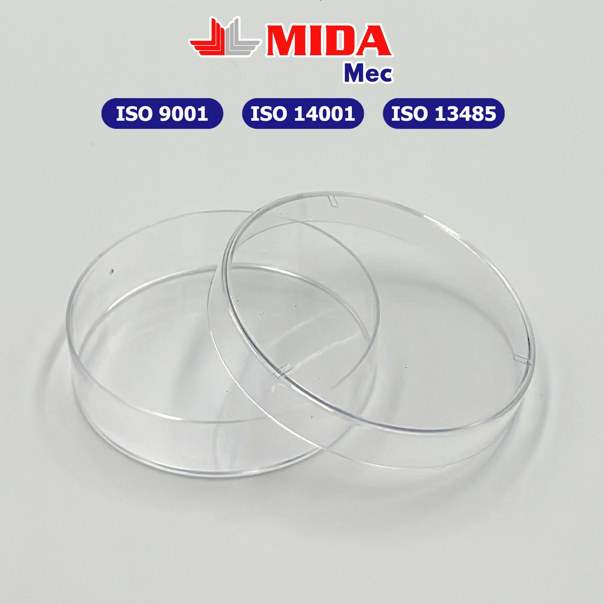 Plastic Ps 60x15mm Sterile Petri Dishes Accuracy