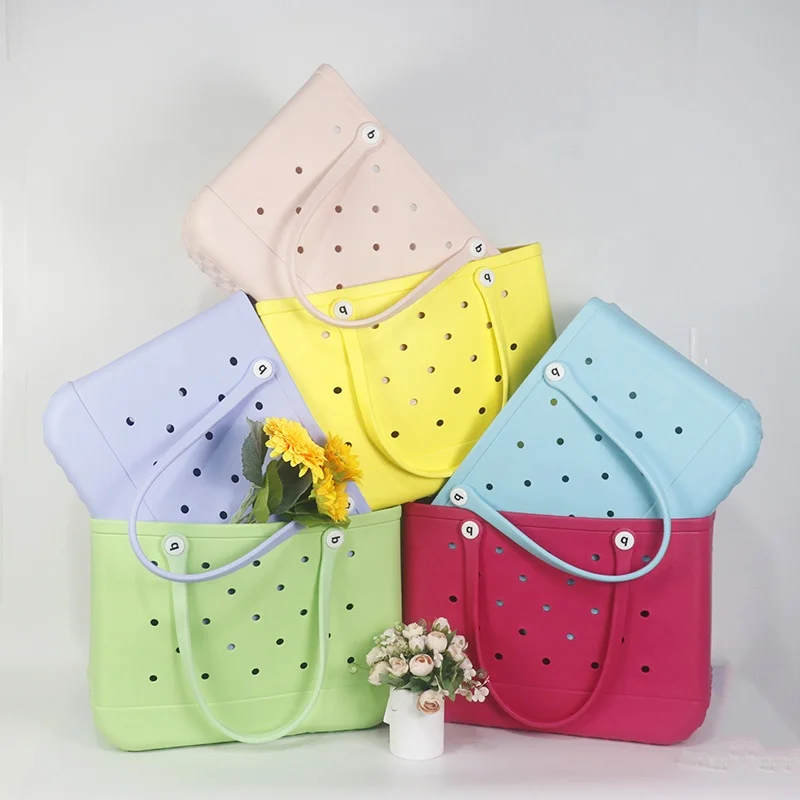 Silicone Beach Bag Wholesale  Bogg Bag Silicon Beach Tote