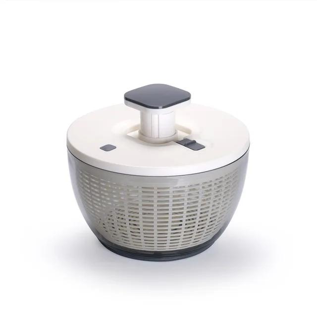 ST20 Household Large-Capacity Salad Spinner Multifunction Pressing Vegetable Dehydrator Rotating Drain Basket for Fitness Meals
