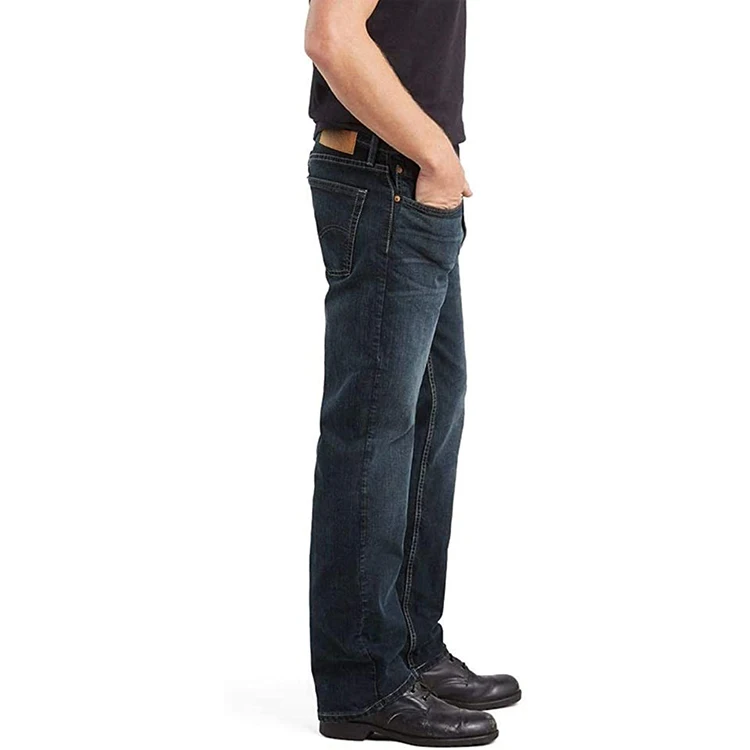 Nouvelle arrivée style streetwear blanc imprimé classique taille haute skinny jeans sur mesure pour hommes pour homme_voghion.com