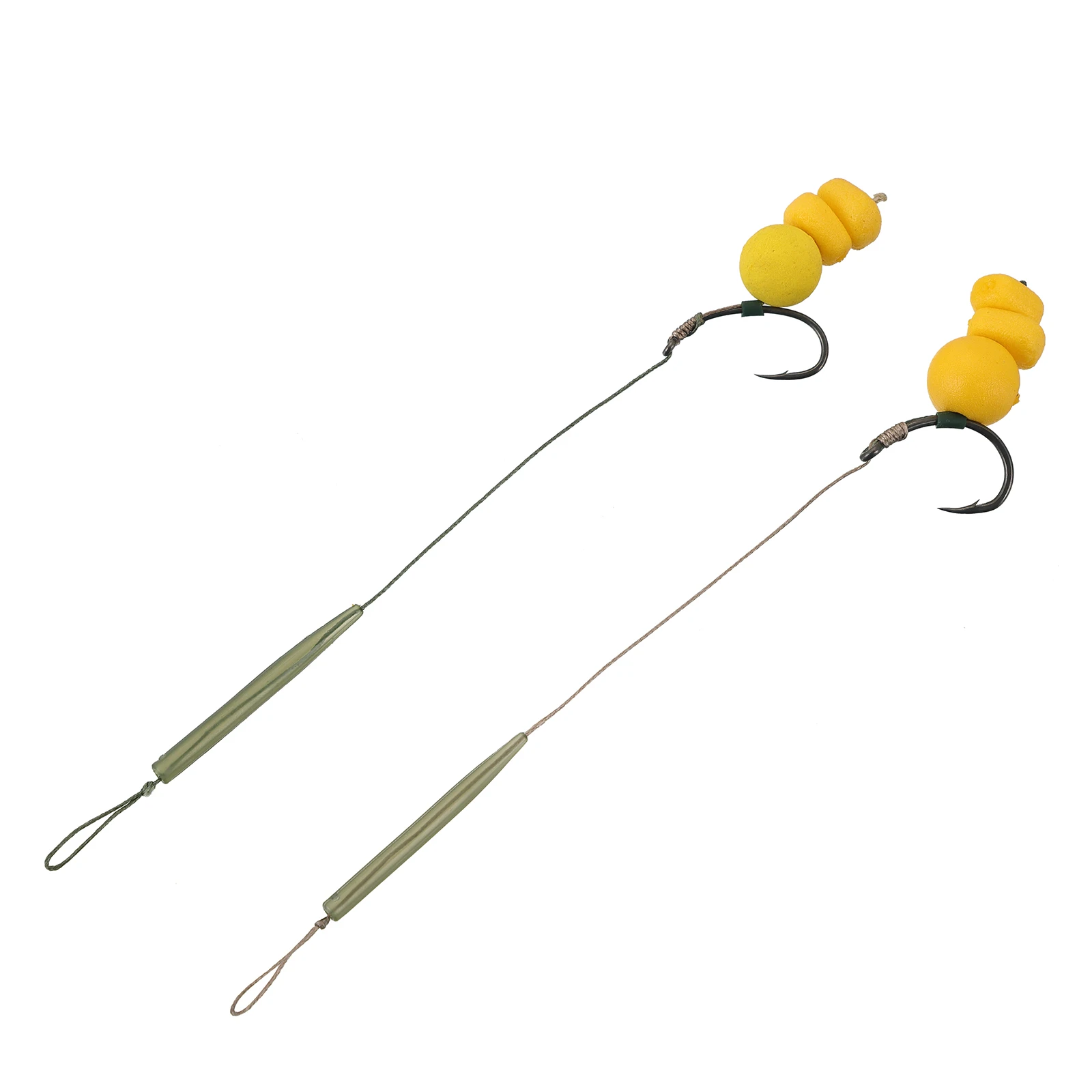 Long Shank Kurv Hooks for Carp Fishing