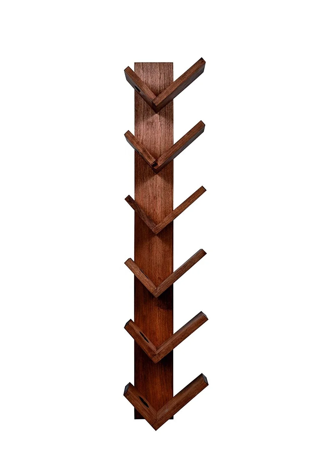 Elegant Custom Design Buoyant Wooden Storage Wall Mounted Floating Handmade Display Bottle Hanging Wine Rack