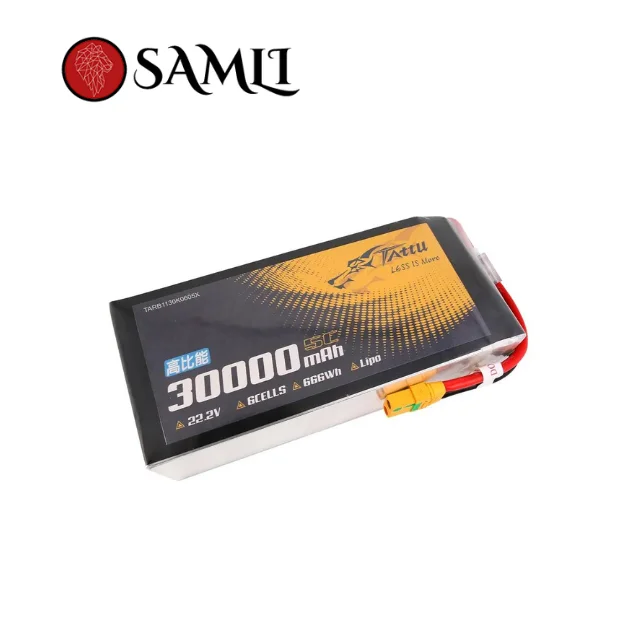 Samli New Tattu High-density Semi Solid State 6s 30000mah 22.2v Lithium ...