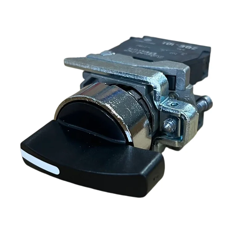Schneider XB4 Metal Selector Switch - 3 Position Control