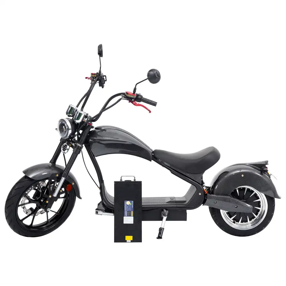 EU Warehouse MH3 3000W 60V 30Ah Battery Citycoco Chopper 2 Wheel Motorcycle