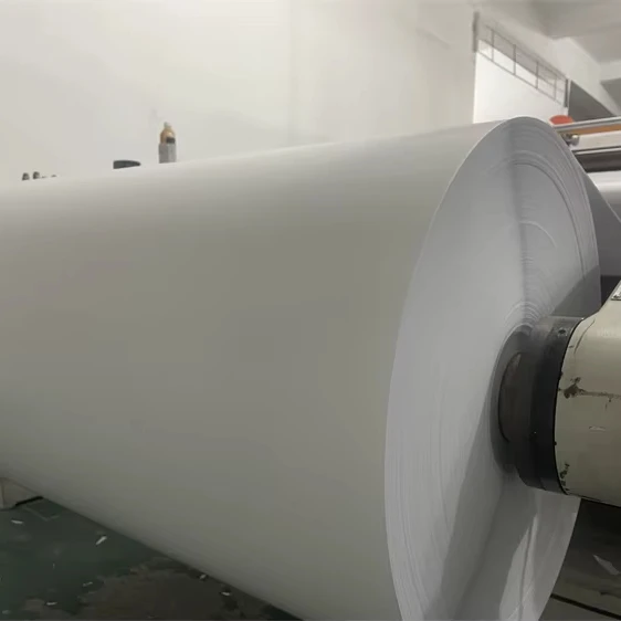 Wooden Free Adhesive Paper Self Adhesive Label Jumbo Roll Hot Sale Stock Pressure Sensitive Adhesive Paper for Printing Labels