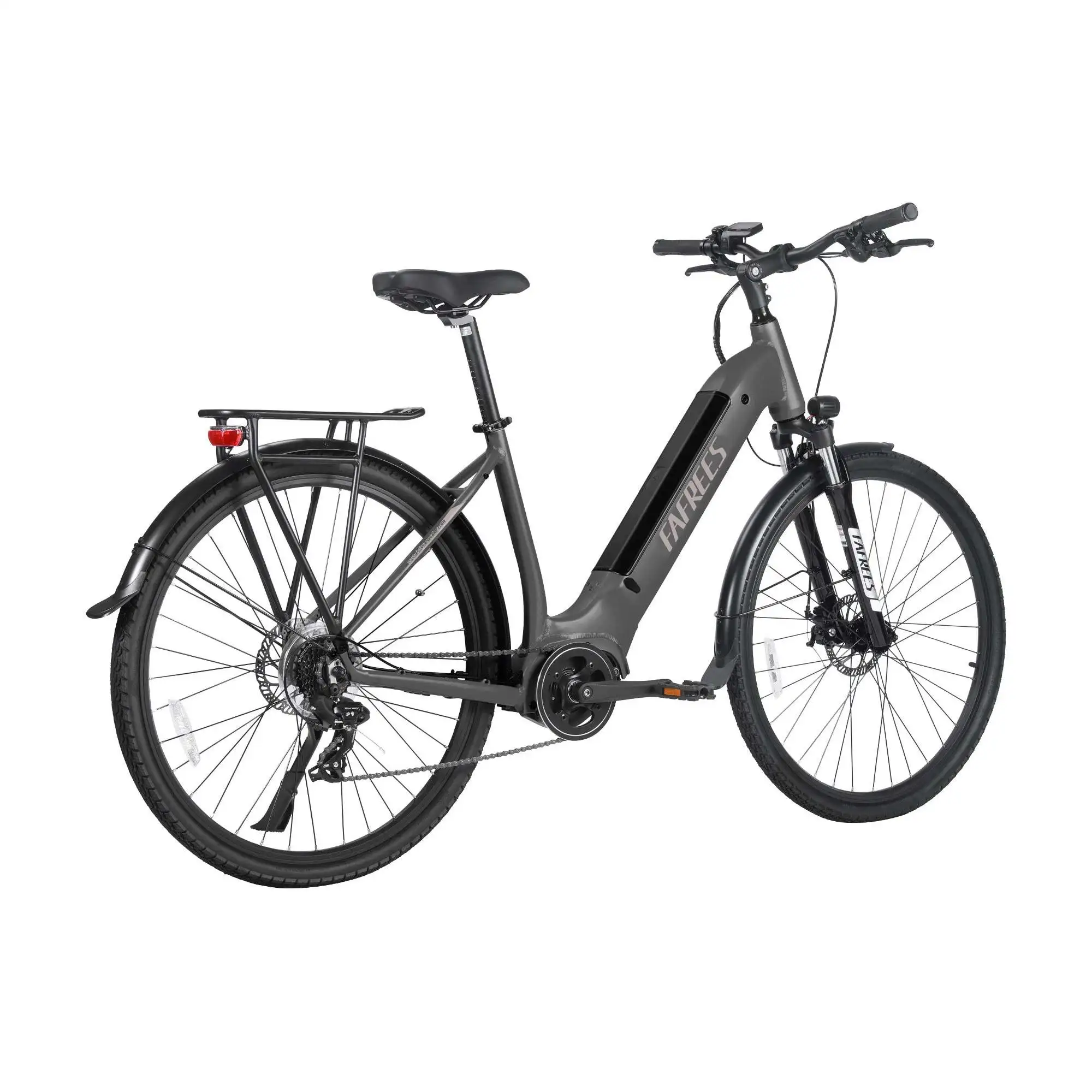 Fafrees FM9 Electric Folding City Bike Rear Hub Motor 250W Power 36V Lithium Battery 60km Range Electronic Features 26 Inch EU