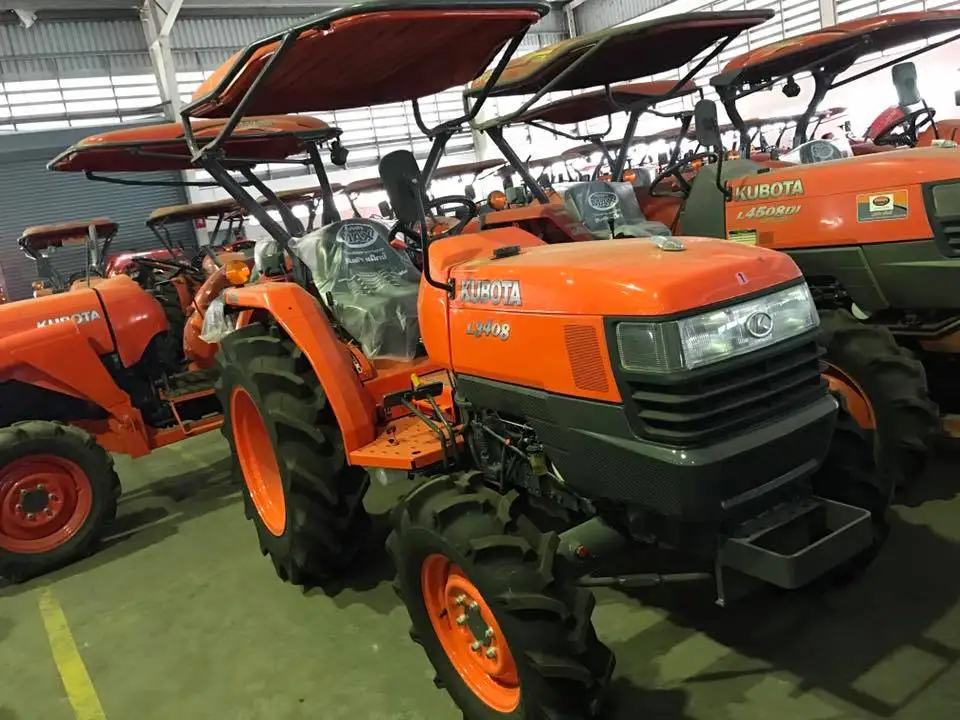 Japanese Used Tractors Kubota 4x4 Farming Machine Agricultural Tractor