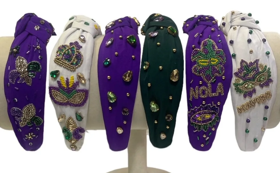 mardi gras hair accessories