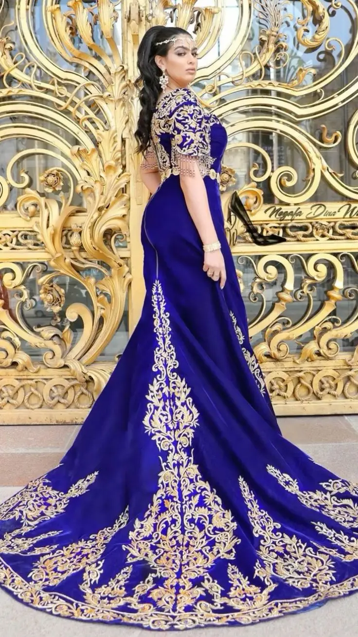 2024 Latest Designer & Beautiful Moroccan and Indian Style Long African Abaya/Caftan Traditional Muslim Clothing for Women