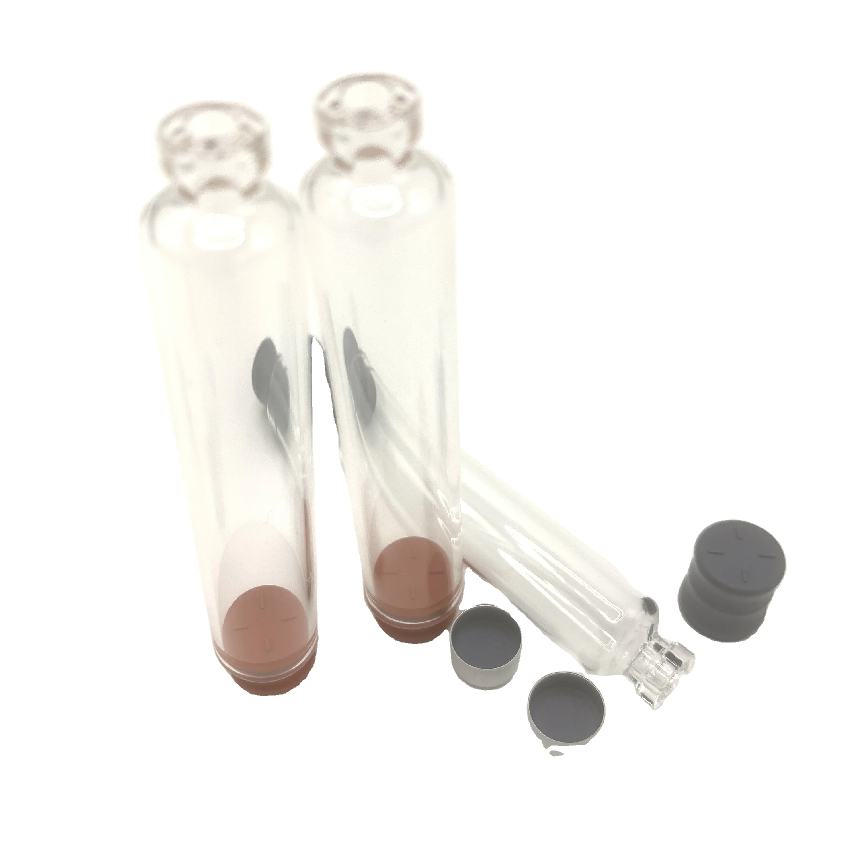 Dental Glass Cartridge Pharmaceutical Grade Glass 1.5ml 1.8ml 3ml Printing  Medicine Rubber Stopper PF