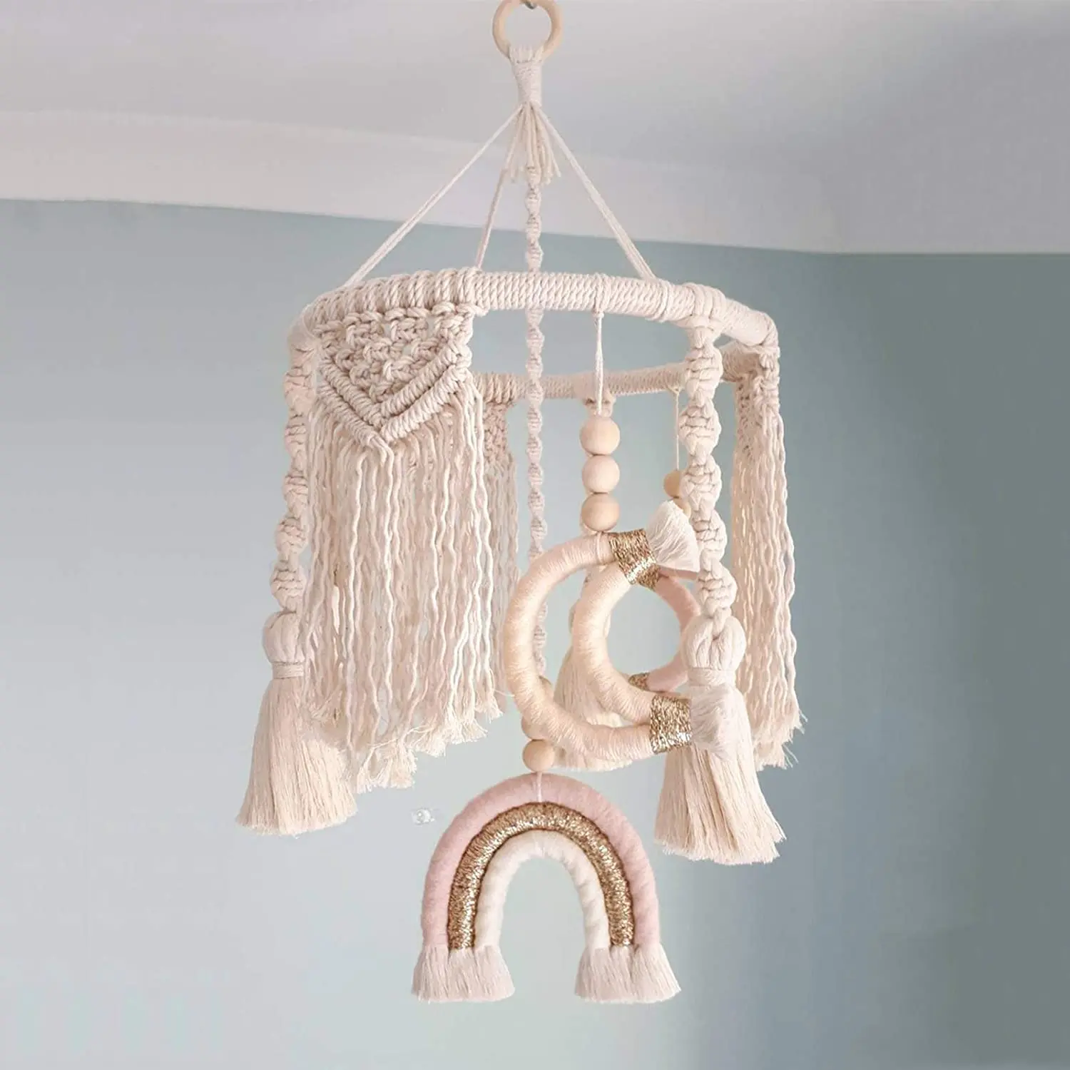 macrame baby room