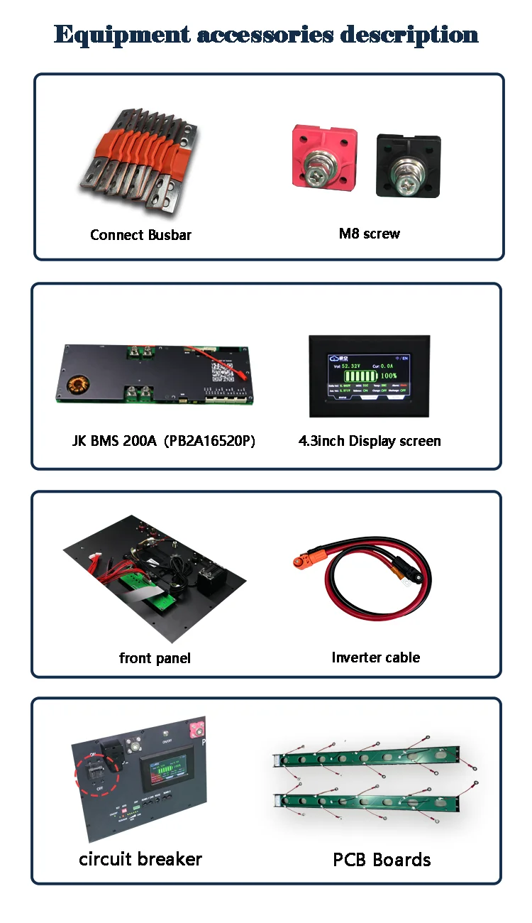 YIXIANG 48V 200A BMS LifePo4 Metal Battery Case - 280Ah/302Ah for Solar ...