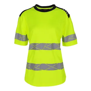 Custom Breathable Construction Fr Shirts Safety Flame Retardant Shirts With Reflect Tape