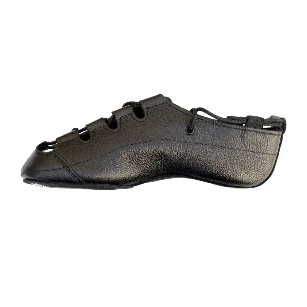 2024 Latest Custom Made High Quality Leather Irish Dance Shoes Women OEM ODM Service Adult Size Canvas Lining Sport Jazz Dance