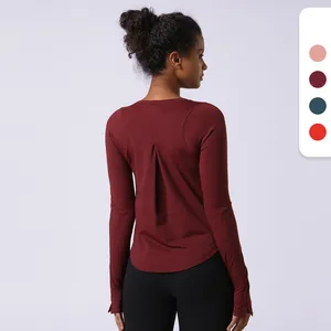 2022 LULU New Align Autumn and Winter Long Sleeve Yoga t Shirt Women Tops for Women
