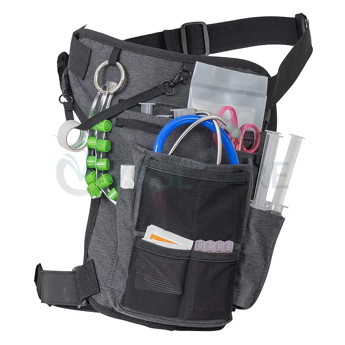 Nurse Fanny Pack Stethoscope Tape Bandage Scissor Holder Woman Waist