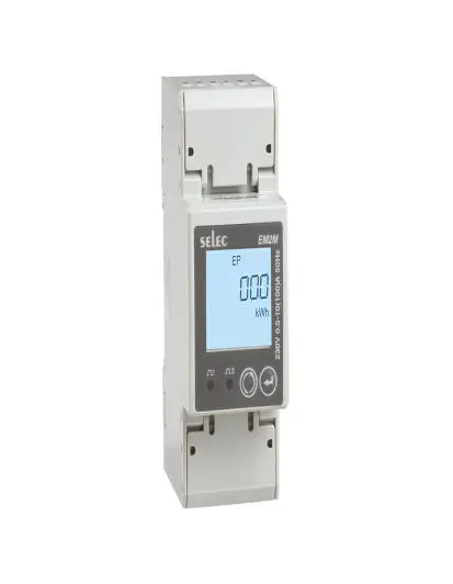 Selec 100a Kwh Meter Rs485 Em2m-1p-c-100a Truyền Thông - Buy Selec 100a ...