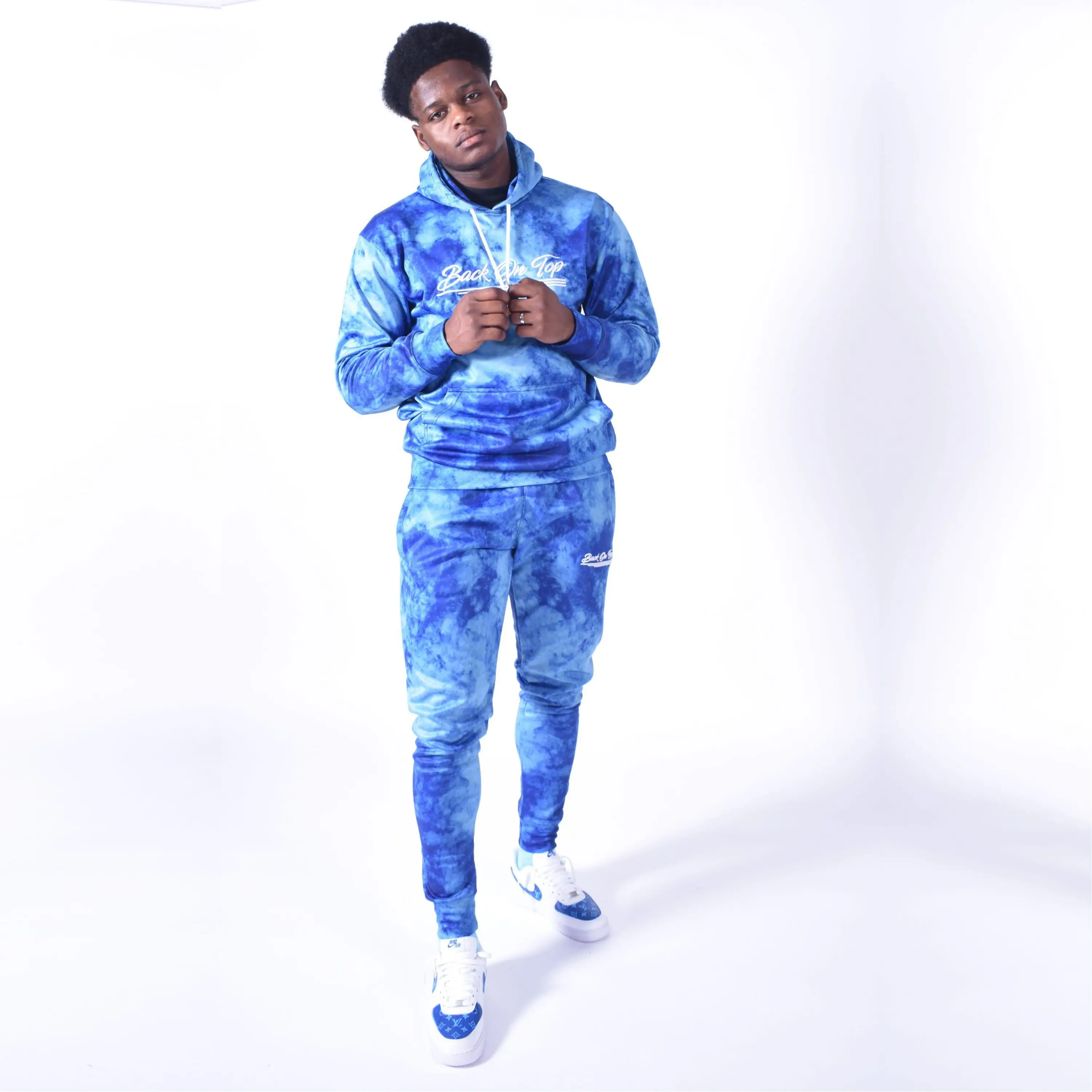 Customised Design Luxury 100 Cotton Tie Dye Athletic Training Jogging