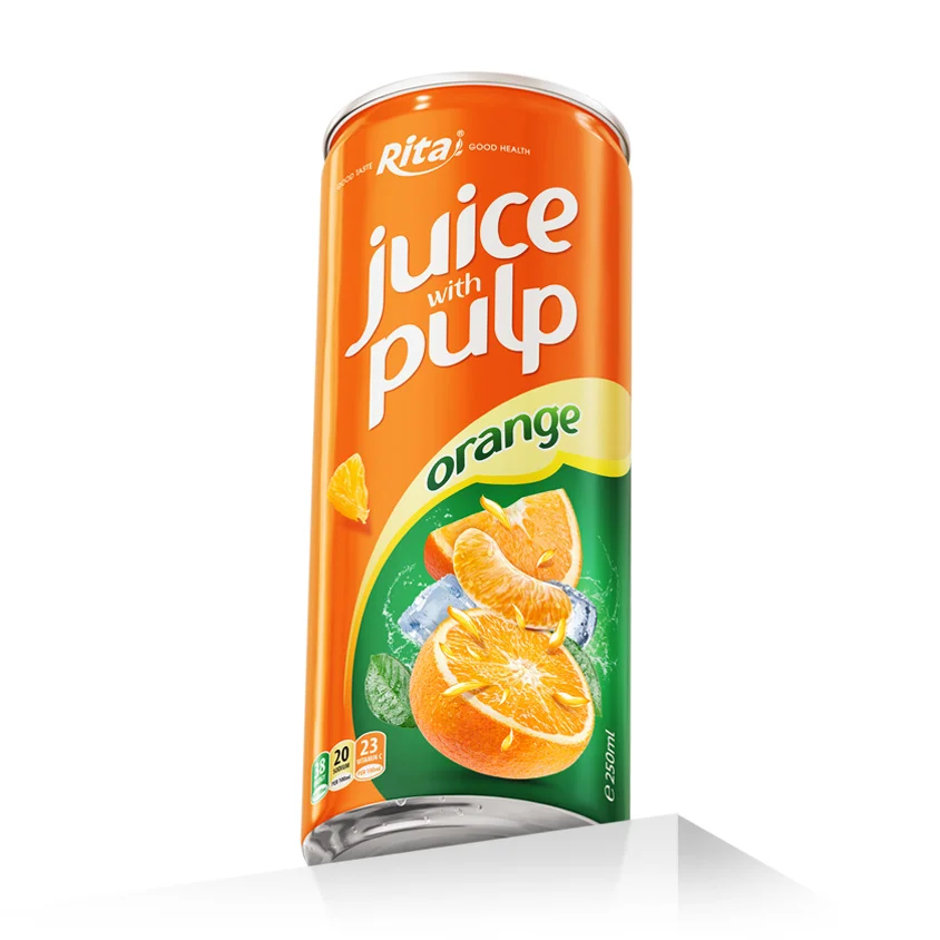 Free Sample Healthy Beverage Manufacturer Fruit Juice Drink 250 Ml