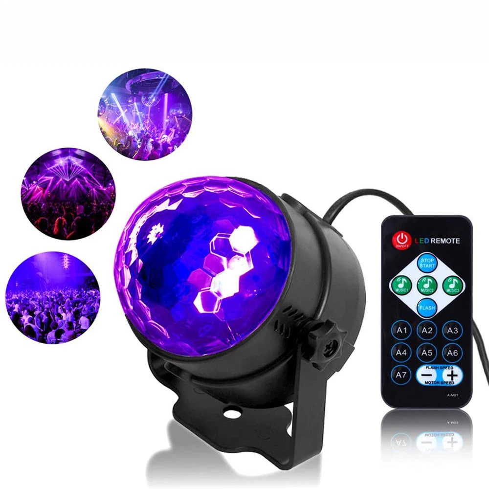 6 Holes 60 Patterns Rechargeable Strobe Stage Party Lights Rg Laser