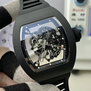 New Custom Highquality Business Fashion Trend Sports Men's Mechanical Watch Waterproof Automatic Carbon Fiber Luxury Brand Watch