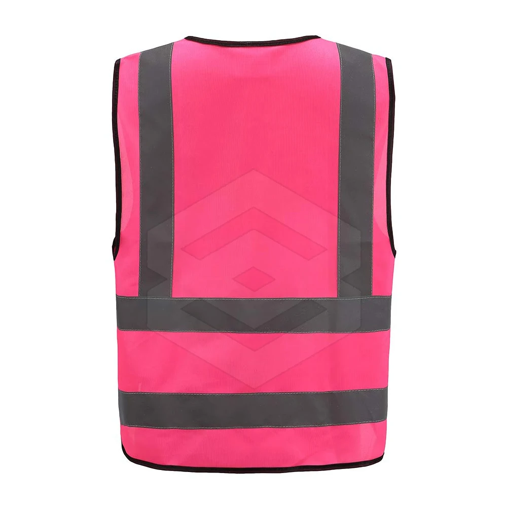 Multi Pocket High Visibility Reflective Safety Response Men Vest Work