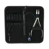 Gold and Black Hair extension tools kit