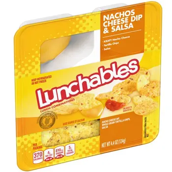 Lunchables Nachos Cheese Dip & Salsa With Tortilla Chips Lunch ...