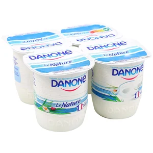 Plastic Shrink Ice Cream Container Dannon Yogurt Cup