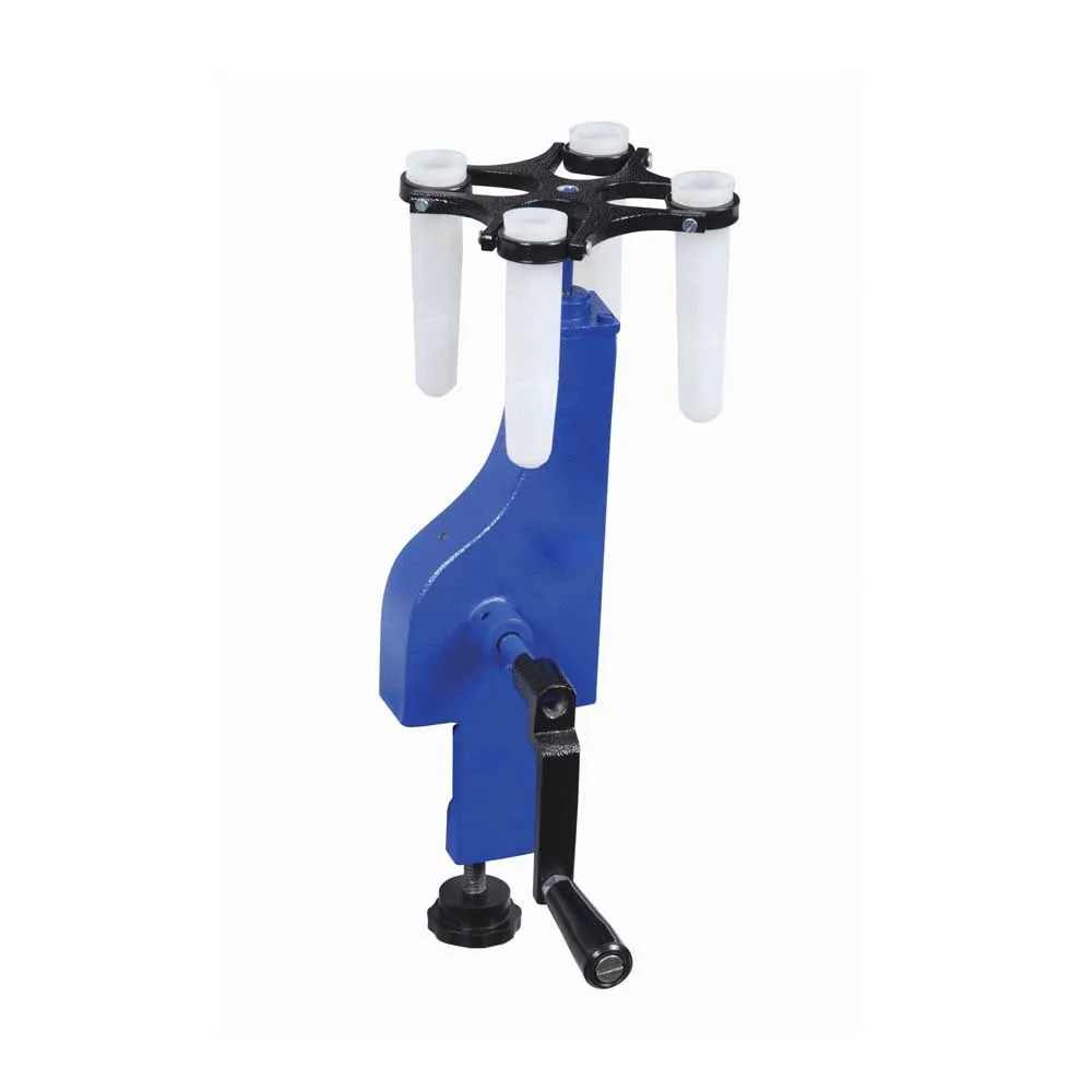 Hand Centrifuge a Single Speed Hand Driven Machine Consisting of Die Casted Parts and a Steel Pinion and Worm Drive