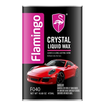 Hot seller   Flamingo car care  Full Range F040 Crystal Liquid Wax