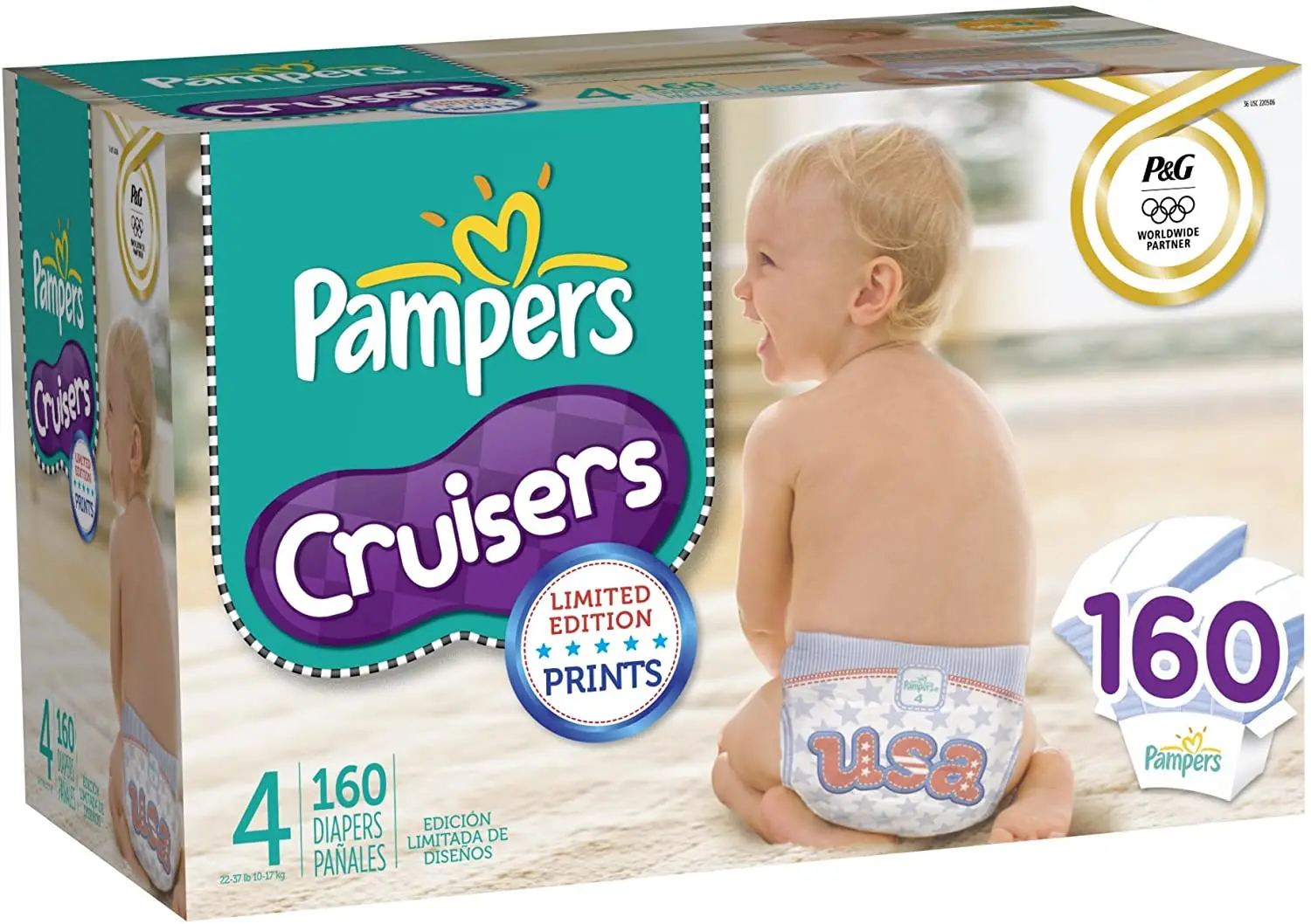 Diapers Size 6,144 Count - Pampers Baby Dry Disposable Baby Diapers ...