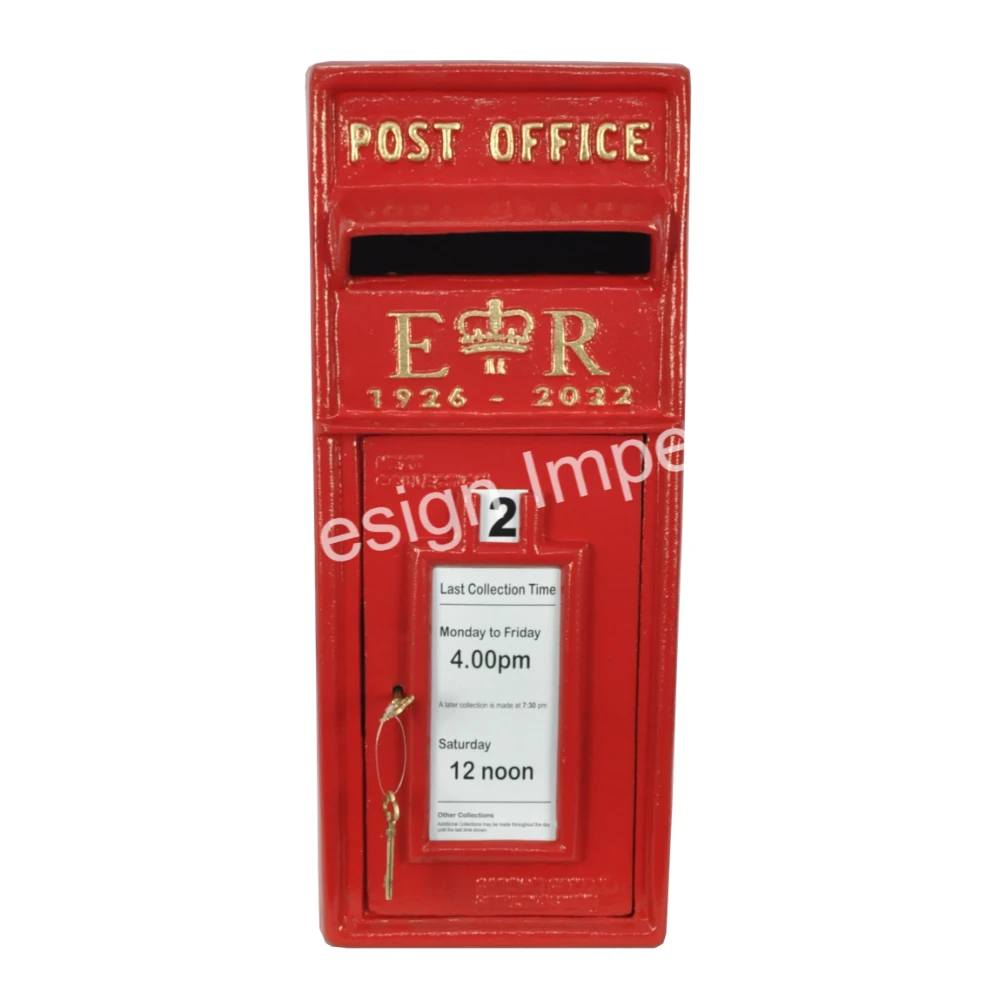 Most Trending Sheet Iron Post Box Best for Outdoor Only Buy Online Decorative Royal Style Mail/Letter Collectable Box for Street