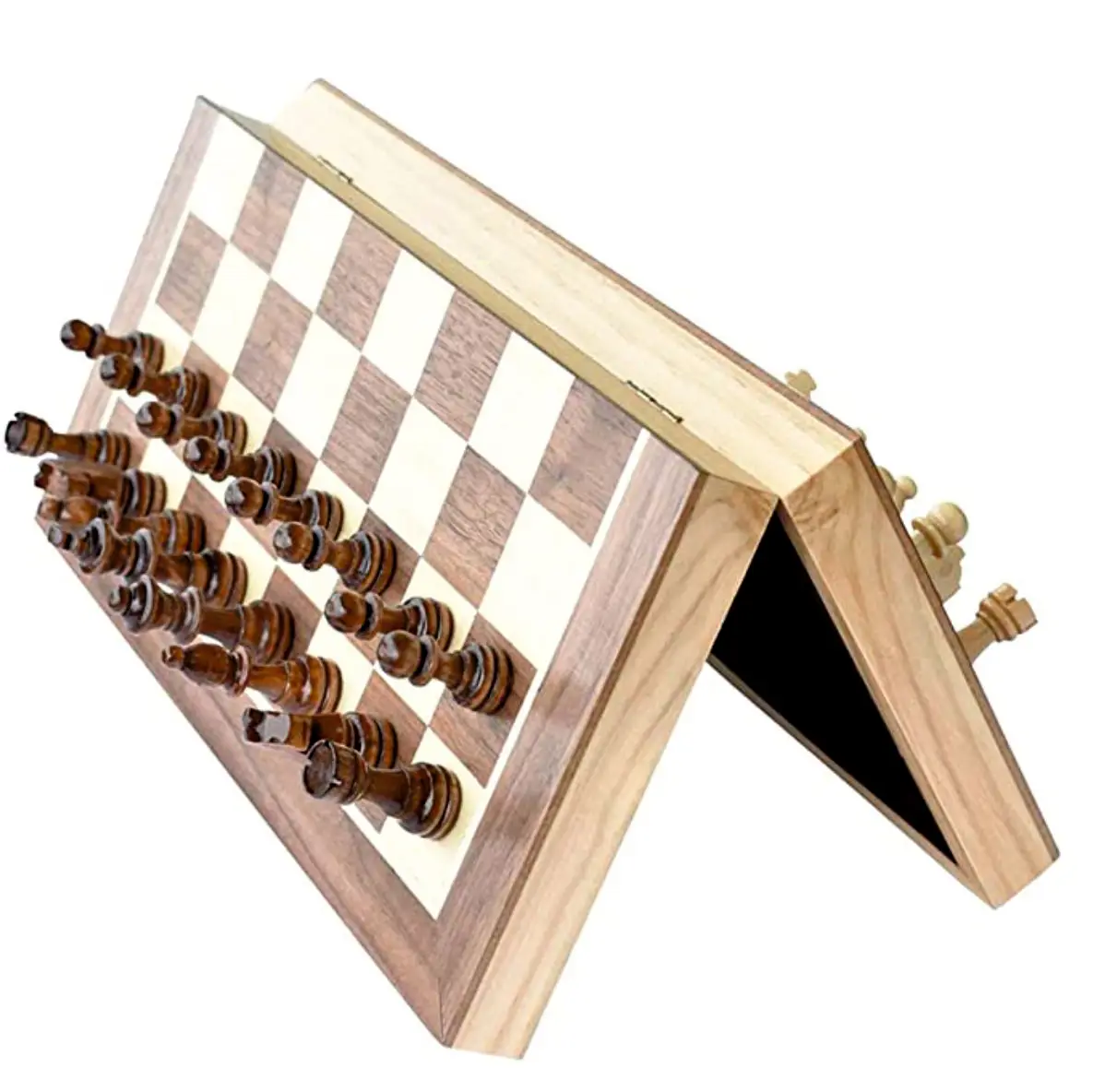 Acrylic Chess Board With Wooden Chess Pieces - Buy Custom Chess Board ...