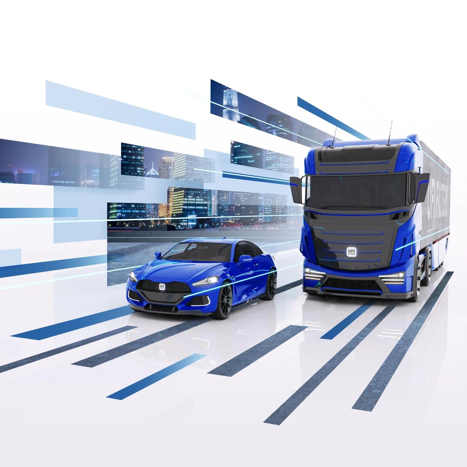 Eco-Smart Fuel Filter for a Greener Drive - UFI Filters 24.H2O.00 - Innovating Automotive Filtration Responsibly