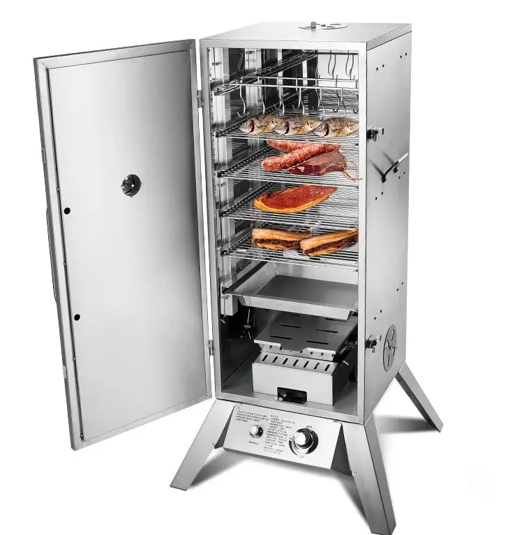 Layer Electrical Ham Sausage Smoke Oven Bacon Meat Smoker /industrial  Fish Smokers with Temperature Control